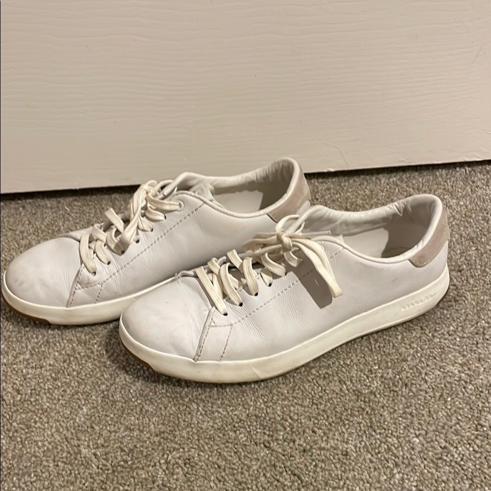 Cole Haan White Classic Lightweight Grandpro Sneakers